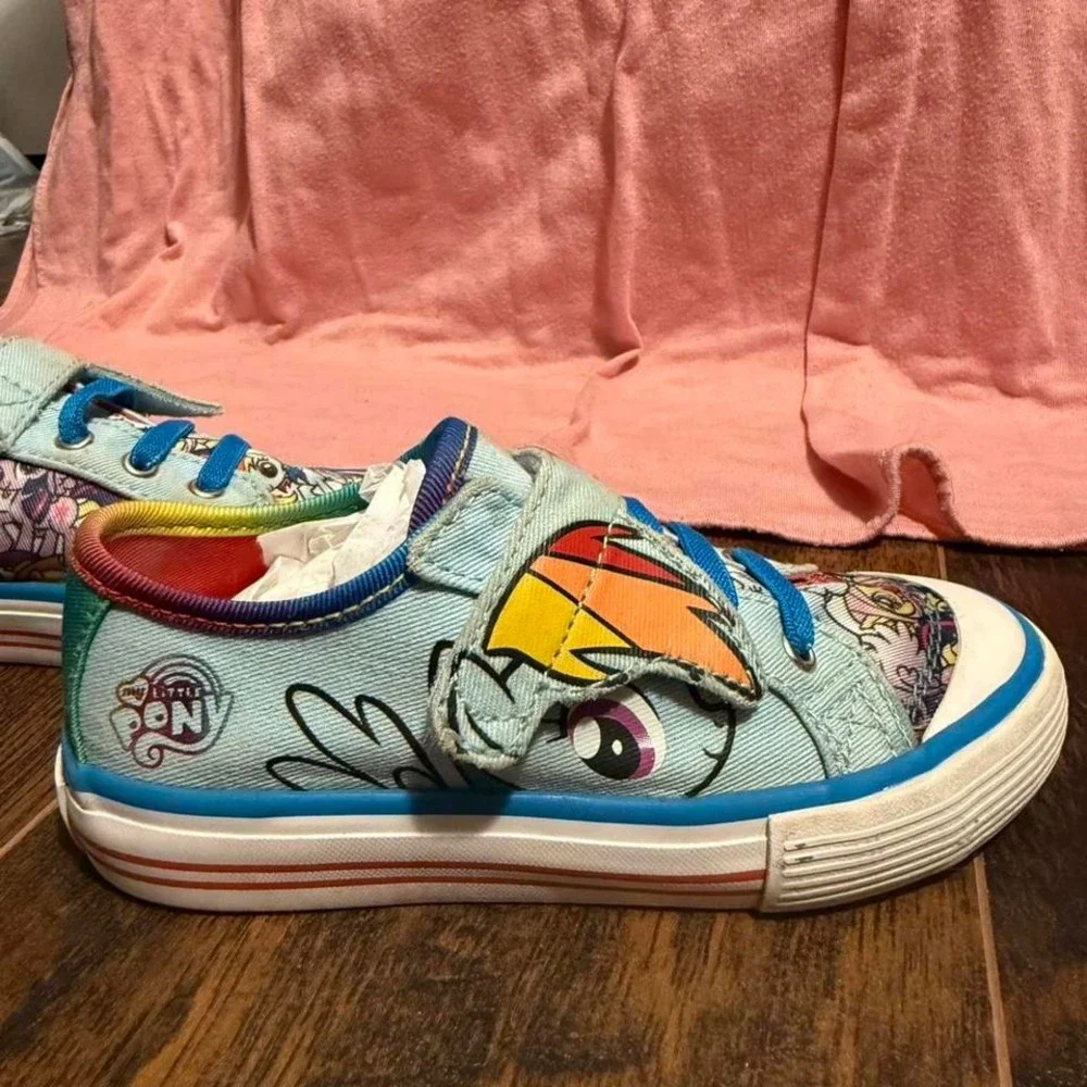 Stride Rite My Little Pony Rainbow Dash hook-and-loop Velcro sneakers Toddler 9